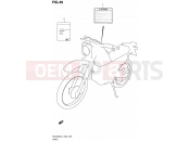49 - LABEL (DR200SEL2 E06) - Suzuki DR200SE L2 (2012) (E06)