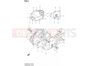 5 - CRANKCASE COVER - Suzuki DR200SE L2 (2012) (E24)
