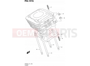 SUZUKI DR200S L5 (2015) (E71) 107A - CYLINDER