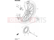 SUZUKI DR200S L5 (2015) (E71) 530A - FRONT WHEEL