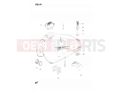 SUZUKI DR250S D (1983) 41 - FUEL TANK (MODEL D)
