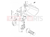 40 - RIGHT HANDLE SWITCH (MODEL L/M,MODEL N/P/R E24) - Suzuki DR250S M (1991)