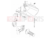 40A - RIGHT HANDLE SWITCH (MODEL N/P/R E21) - Suzuki DR250S N (1992)