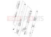 34 - FRONT DAMPER - Suzuki DR250S N (1992)