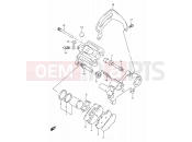 49A - REAR CALIPER (MODEL N/P) - Suzuki DR250S N (1992)
