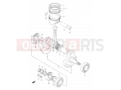 SUZUKI DR350 L (1990) (E03,E28,E33) 5 - CRANKSHAFT