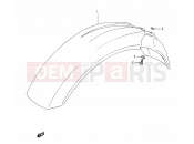 SUZUKI DR350 L (1990) (E03,E28,E33) 34 - FRONT FENDER