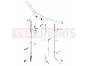 SUZUKI DR350 L (1990) (E03,E28,E33) 36 - HANDLEBAR