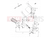 SUZUKI DR350 L (1990) (E03,E28,E33) 38 - LEFT KNUCKLE COVER