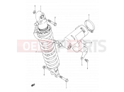 SUZUKI DR350 L (1990) (E03,E28,E33) 42 - REAR SHOCK ABSORBER