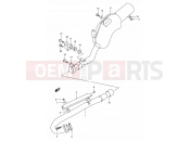 11 - MUFFLER - Suzuki DR350 M (1991) (E01)