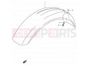 32 - FRONT FENDER - Suzuki DR350 M (1991) (E01)