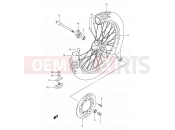 40 - FRONT WHEEL - Suzuki DR350 M (1991) (E01)