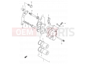 SUZUKI DR350 S (1995) (E01) 41A - FRONT CALIPER (MODEL N/P/R/S/T)