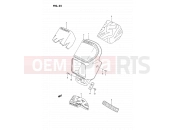 SUZUKI DR350S L (1990) (E02) 35 - HEADLAMP COVER