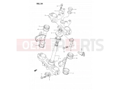 SUZUKI DR350S M (1991) (E02) 34 - STEERING STEM