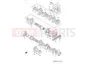 SUZUKI DR350S P (1993) (E03,E28,E33) 15 - TRANSMISSION