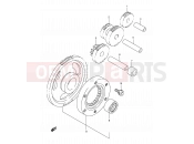 6 - STARTER CLUTCH - Suzuki DR350SE S (1995) (E02)