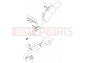 12 - MUFFLER - Suzuki DR350SE S (1995) (E02)