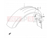 38 - FRONT FENDER - Suzuki DR350SE S (1995) (E02)