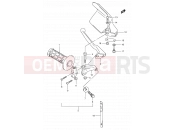 41 - LEFT HANDLE LEVER (MODEL R/S/T) - Suzuki DR350SE S (1995) (E02)