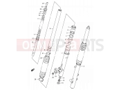 45 - FRONT DAMPER (MODEL R/S/T) - Suzuki DR350SE S (1995) (E02)