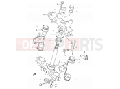 46 - STEERING STEM - Suzuki DR350SE S (1995) (E02)