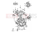 1 - CYLINDER HEAD - Suzuki DR600R G (1986)