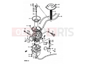 11A - CARBURETOR (MODEL J E24 E.NO.139616~/MODEL K E24) - Suzuki DR600R G (1986)