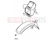 41 - FRONT FENDER (MODEL G) - Suzuki DR600R G (1986)