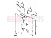 46 - HANDLEBAR-CABLE - Suzuki DR600R G (1986)