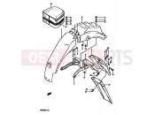 58 - REAR FENDER - Suzuki DR600R G (1986)