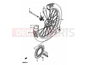 45 - FRONT WHEEL - Suzuki DR600R G (1986)