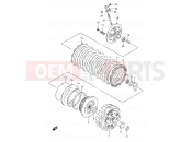 16 - CLUTCH - Suzuki DR650SE K2 (2002) (E03,E28,E33)