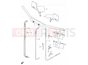 38 - HANDLEBAR - Suzuki DR650SE K2 (2002) (E03,E28,E33)