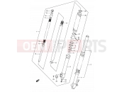 44 - FRONT DAMPER - Suzuki DR650SE K2 (2002) (E03,E28,E33)