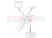 SUZUKI DR650SE K5 (2005) (E24) 42B - LABEL (MODEL K4/K5 E24)