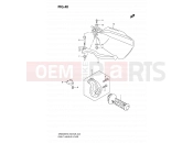 SUZUKI DR650SE K9 (2009) (E03,E28,E33) 40 - RIGHT HANDLE LEVER