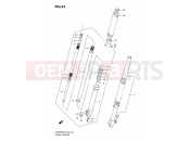 SUZUKI DR650SE K9 (2009) (E24) 44 - FRONT DAMPER