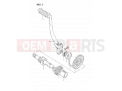SUZUKI DS80 J (1988) (E03) 12 - KICK STARTER