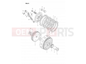SUZUKI DS80 J (1988) (E24) 9 - CLUTCH