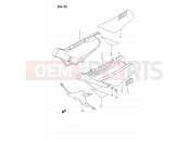 SUZUKI DS80 J (1988) (E24) 22 - FRAME COVER (MODEL H/J/K/L/M)