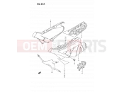 SUZUKI DS80 M (1991) (E24) 22A - FRAME COVER (MODEL N/P/R/S)