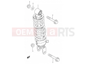 SUZUKI DS80 T (1996) (E03,E28,E33) 32 - REAR SHOCK ABSORBER
