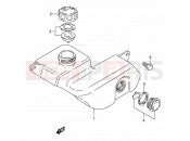 SUZUKI DS80 V (1997) (E24) 21 - OIL TANK