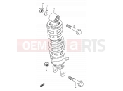 SUZUKI DS80 W (1998) (E24) 32 - REAR SHOCK ABSORBER