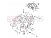 SUZUKI DS80 X (1999) (E03,E28,E33) 2 - CRANKCASE