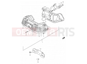SUZUKI FB100 / FB100D G (1986) 28 - REAR COMBINATION LAMP (E24)