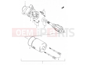 SUZUKI FB100 X (1999) 18 - STARTER MOTOR (FB100DG/DR/DS/DV)