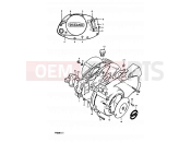SUZUKI FR80 M (1991) 3 - CRANKCASE COVER